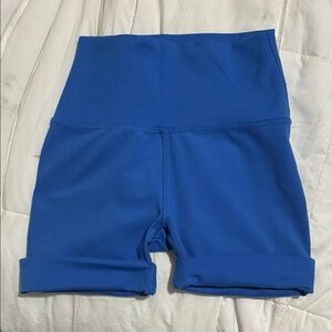 Wild Fable Blue High-Waisted Bike Shorts